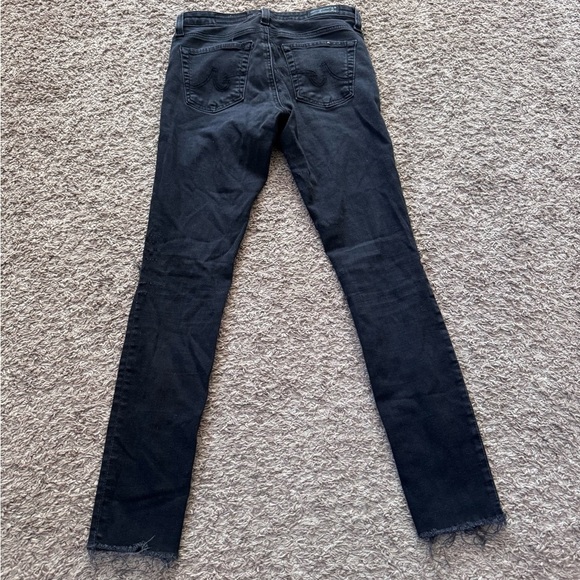 AG-ED Adriano Goldschmied The Legging Ankle Super Skinny Women's 27R Black Jeans - Picture 2 of 7